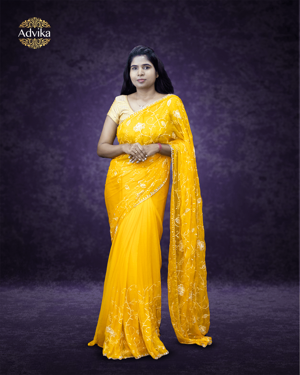 Pure Chiffon saree