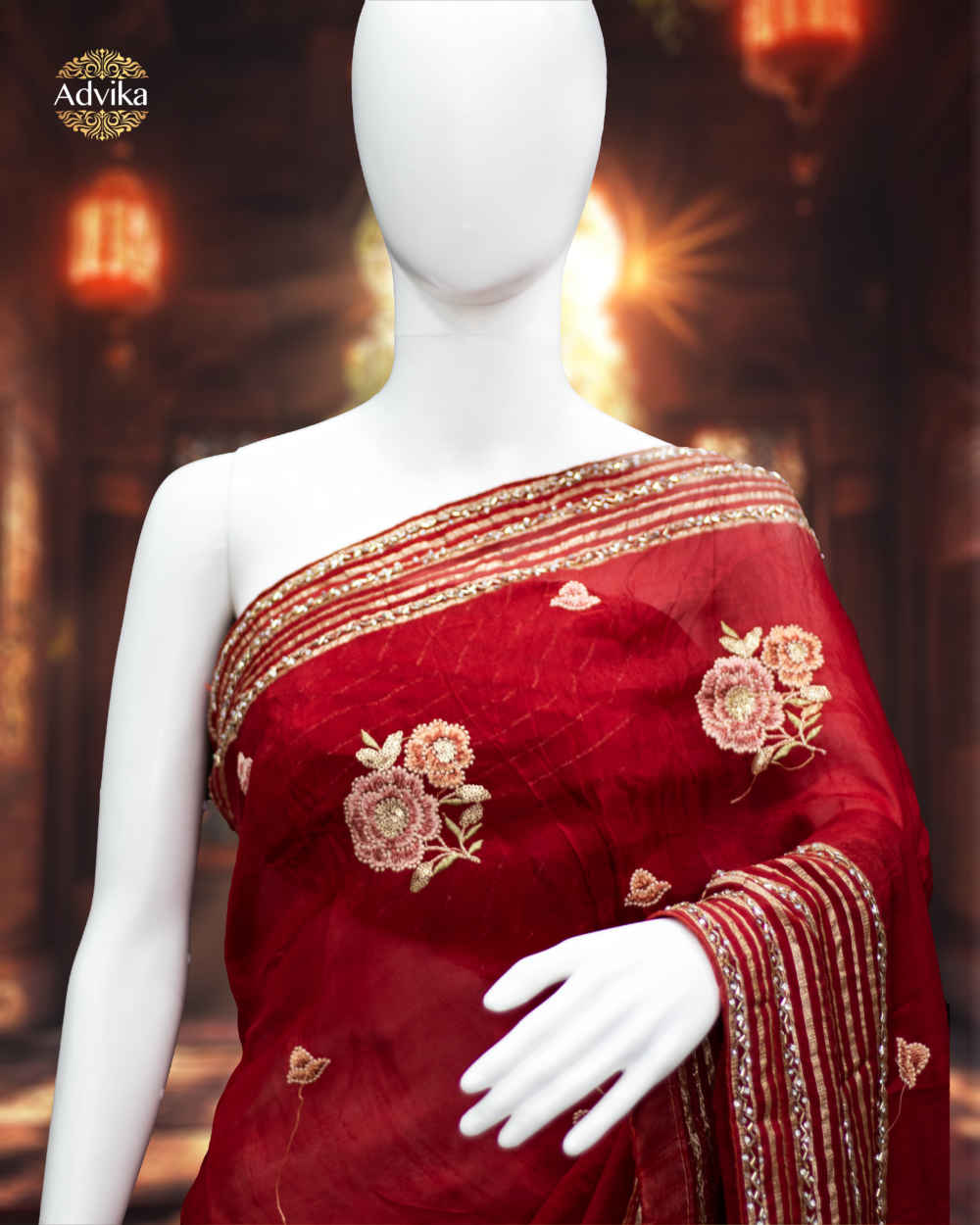 Georgette Silk Saree